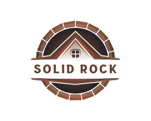 Brick Tiles Roofing logo design