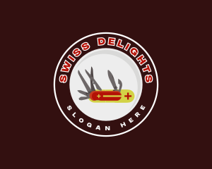 Swiss Knife Blade logo design