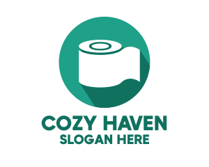 Toilet Roll Tissue Paper logo design