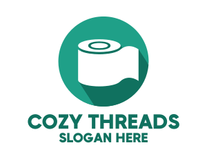 Toilet Roll Tissue Paper logo design