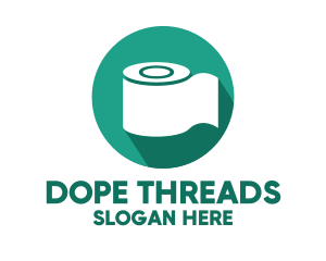 Toilet Roll Tissue Paper logo design