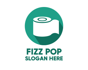 Toilet Roll Tissue Paper logo design