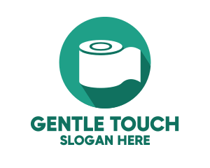 Toilet Roll Tissue Paper logo design