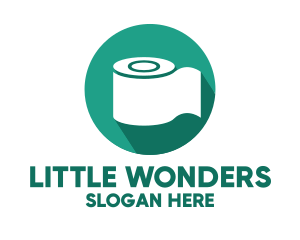 Toilet Roll Tissue Paper logo design