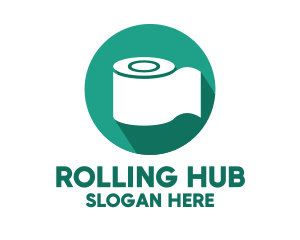 Toilet Roll Tissue Paper logo design