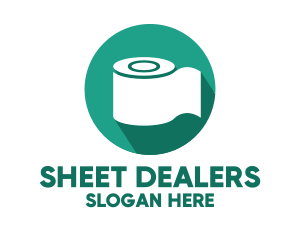 Toilet Roll Tissue Paper logo design