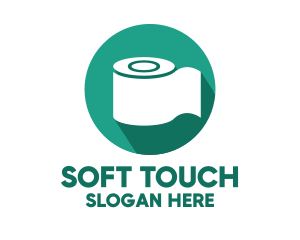 Toilet Roll Tissue Paper logo design