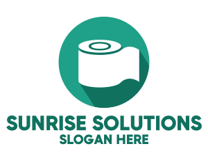 Toilet Roll Tissue Paper logo design