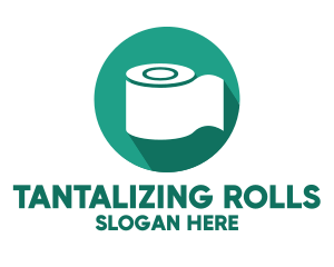 Toilet Roll Tissue Paper logo design