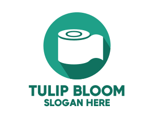 Toilet Roll Tissue Paper logo design