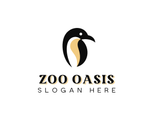 Penguin Animal Zoo logo design