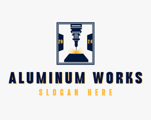 Industrial Laser Metalworks logo design