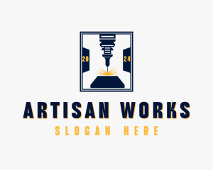 Industrial Laser Metalworks logo design