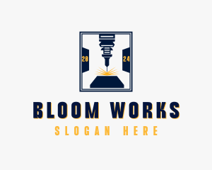 Industrial Laser Metalworks logo design