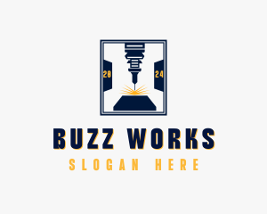 Industrial Laser Metalworks logo design