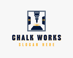 Industrial Laser Metalworks logo design