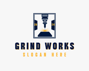 Industrial Laser Metalworks logo design