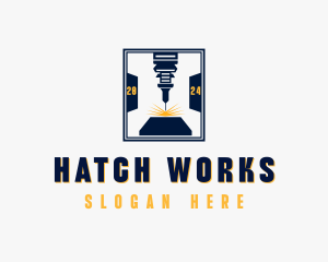 Industrial Laser Metalworks logo design