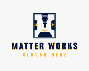 Industrial Laser Metalworks logo design