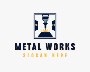 Industrial Laser Metalworks logo design