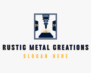 Industrial Laser Metalworks logo design