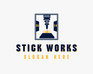 Industrial Laser Metalworks logo design