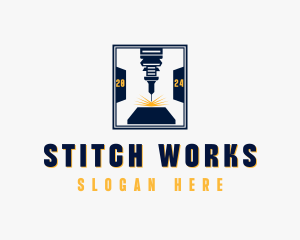 Industrial Laser Metalworks logo design