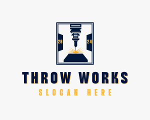 Industrial Laser Metalworks logo design