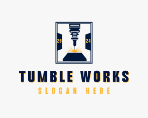 Industrial Laser Metalworks logo design