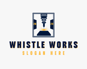 Industrial Laser Metalworks logo design