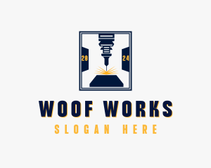 Industrial Laser Metalworks logo design