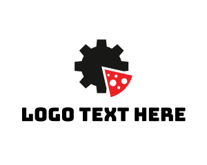 Cog Pizza Slice  logo