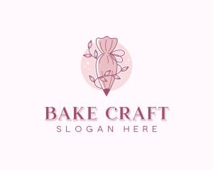 Baking Piping Bag Caterer logo design