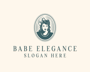 Woman Fashion Beauty logo design