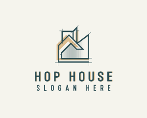 House Building Architecture logo design