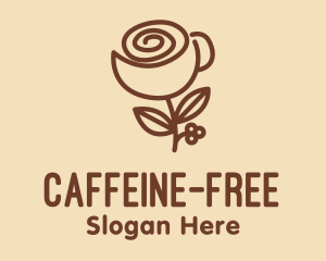 Flower Coffee Cup logo design