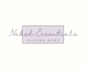 Elegant Feminine Cursive  logo design