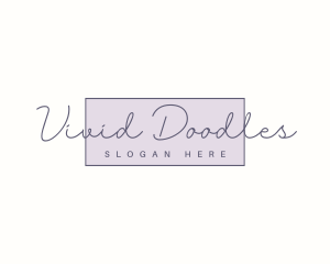 Elegant Feminine Cursive  logo design