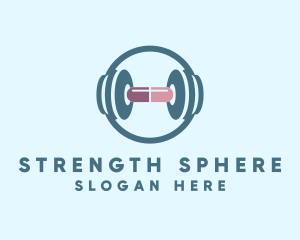 Gym Dumbbell Capsule logo