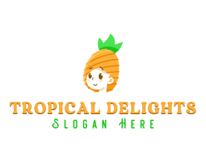 Pineapple Woman Food logo