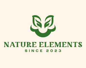 Nature Organic Leaf  logo design