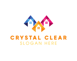 Crystal House Real Estate logo design