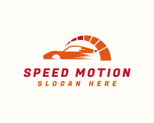 Sports Car Racing Meter logo design