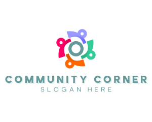 Community Teamwork People logo design