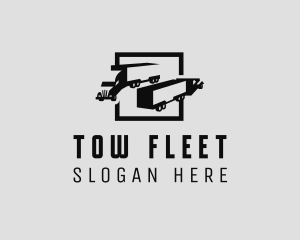 Truck Fleet Transport logo design