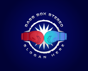 Boxing Glove Tournament logo design