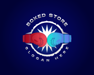 Boxing Glove Tournament logo design