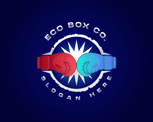 Boxing Glove Tournament logo design