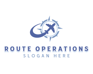 Plane Navigation Compass logo