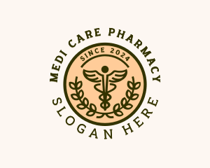 Pharmacy Clinic Laboratory logo design